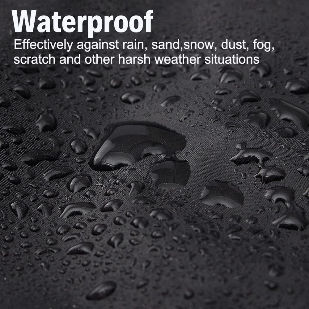 20 lb. Propane Tank Cove, 14 Dia x16.5, Weather Resistant Gas Cylinder Cover with Side Stable Tabletop Feature Waterproof UV Resistant Gas Tank Cover for Outdoor Grill Accessories, Black