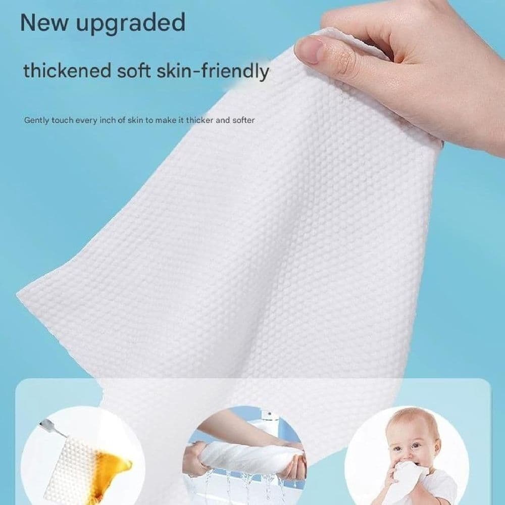 Compressed Towel Tablets Expand in Water for Travel Camping Hiking White