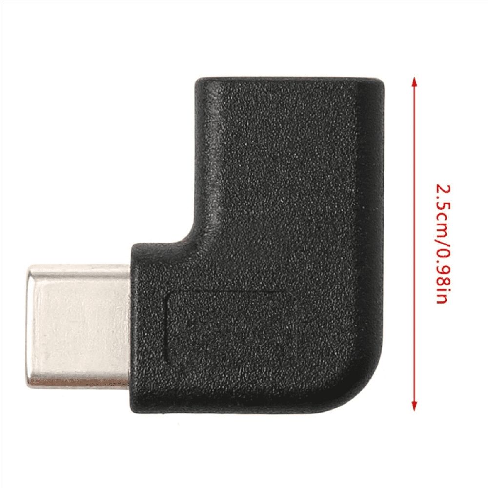 6X 90 Degree Right Angle USB 3.1 Type C Male to Female USB-C Converter Adapter