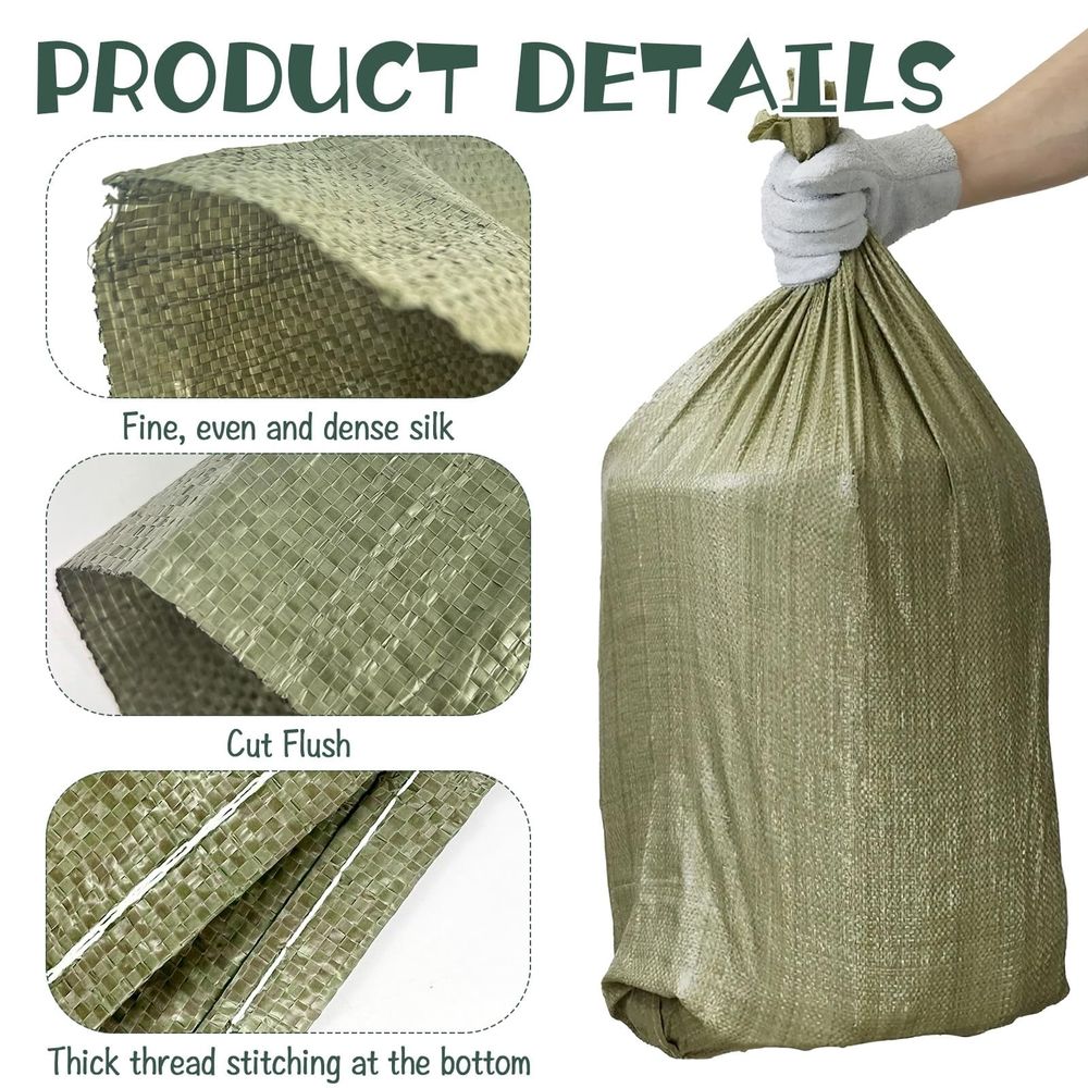 5 Pcs Potato Sack Race Bags, 24 x 40 inch Large Seed Sack for Adults Kids Outdoor Lawn Games, Outdoor Sports Games, Yard, Birthday, Family Reunion, Barbecue, Picnic, Storage