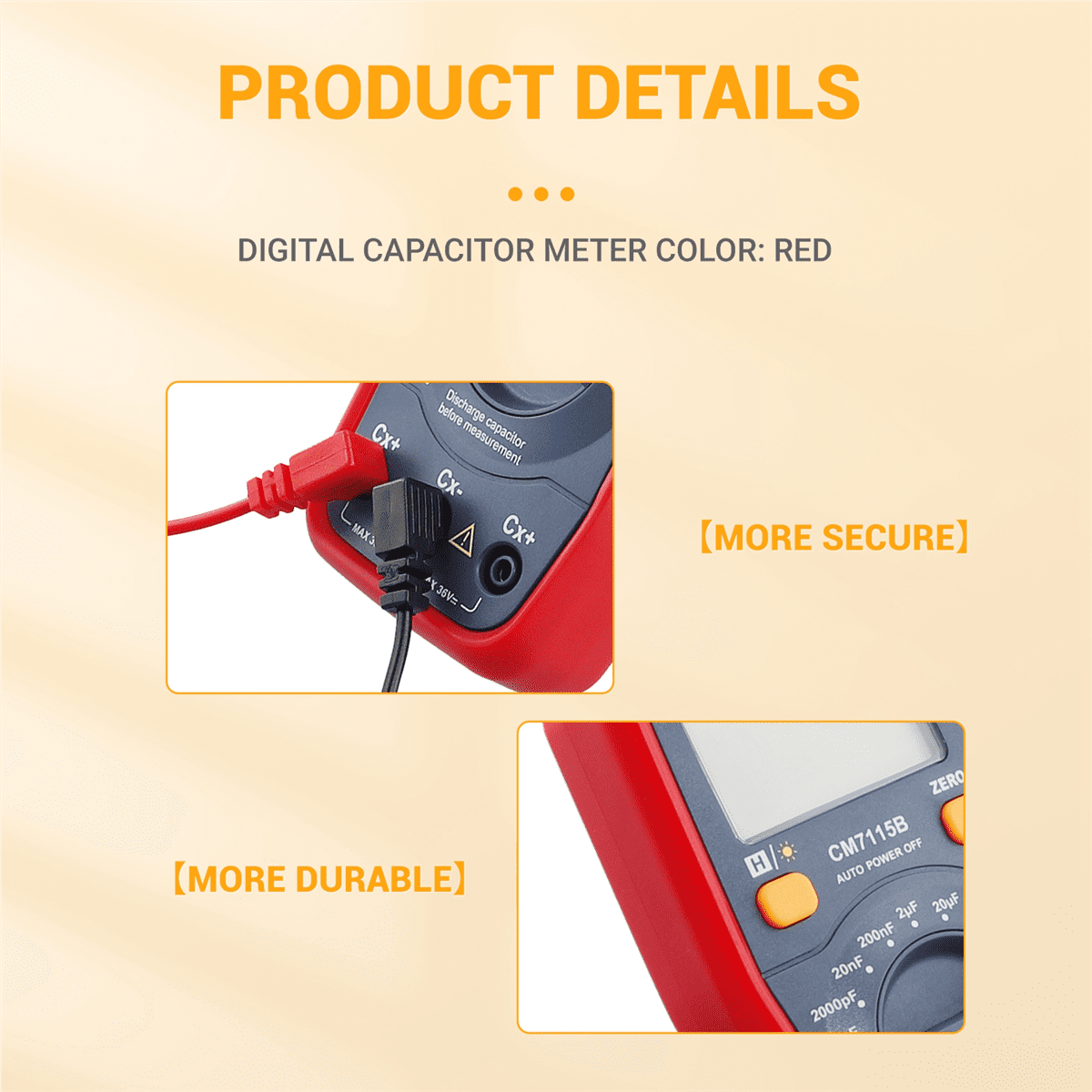 Digital Capacitor Test Capacitance Meter Digital Capacitance Meter No Discharge Capacitance Meter