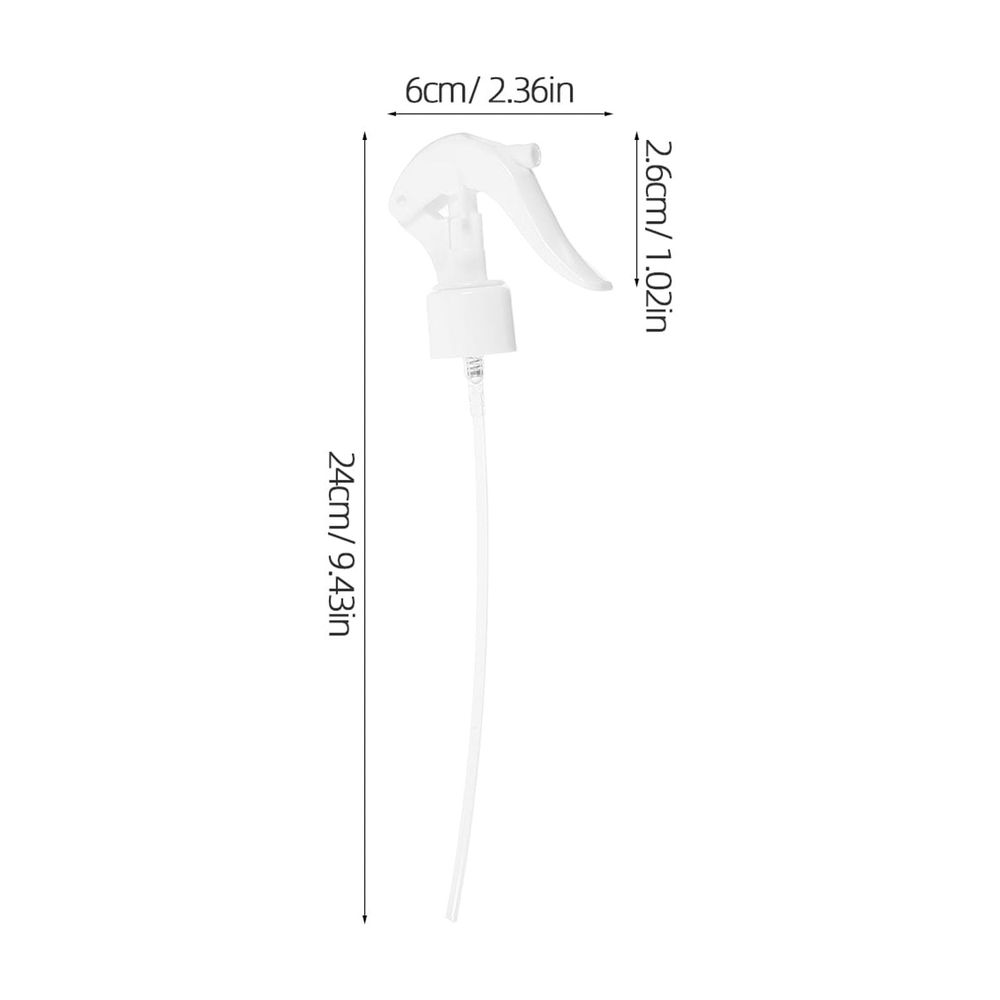 Car Owners 12Pcs White Trigger Spray Nozzles for Car Detail and Water Cans with Plastic Material