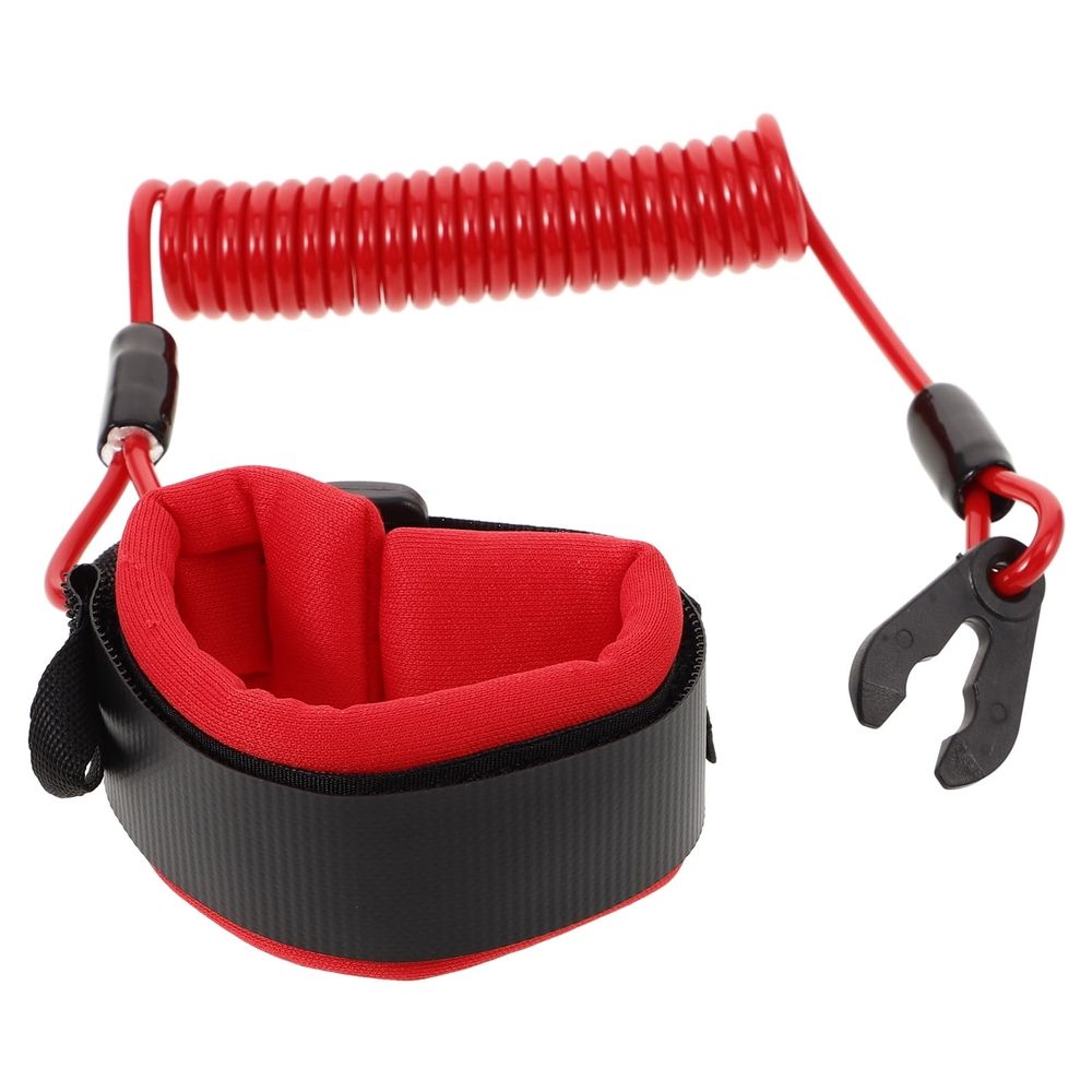 Boat Engine Lanyard Red Quick Emergency Shutoff for Boats
