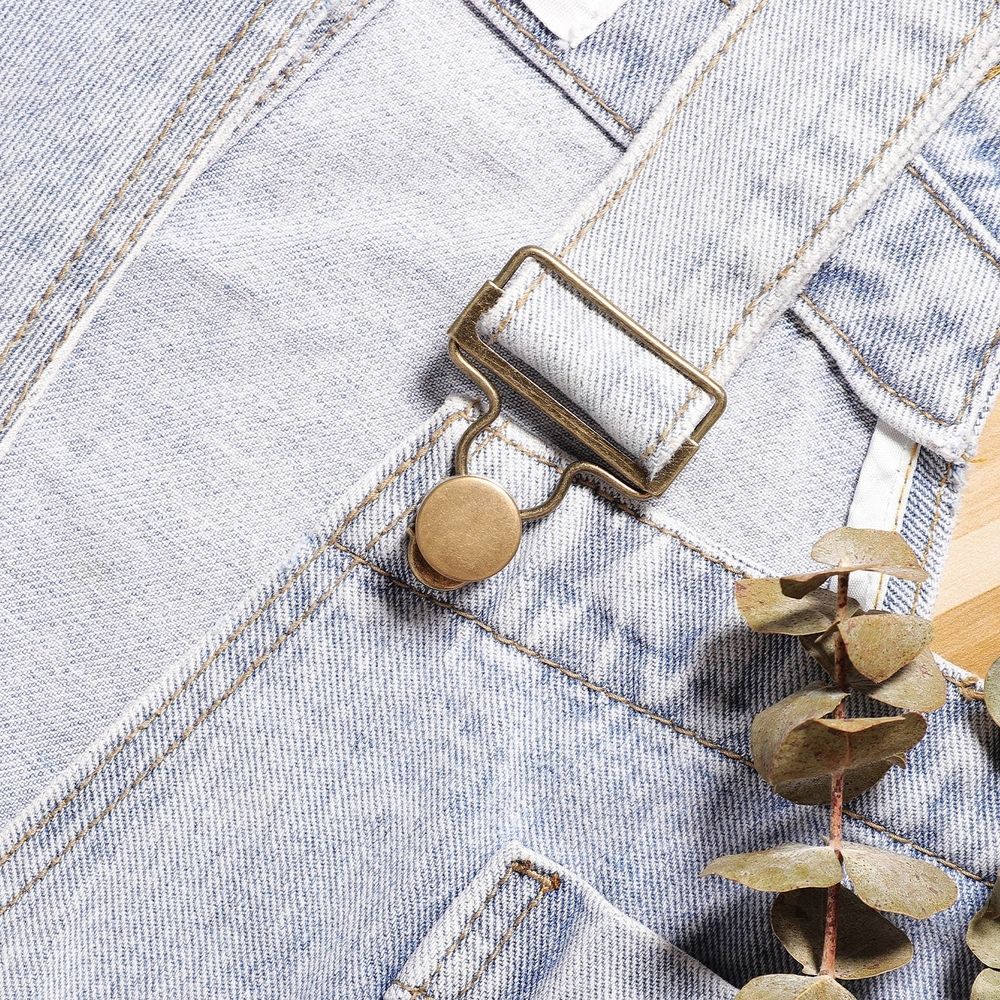10 Metal Adjustable Slide Buckle Overall Braces Buckles for Men Women Trousers Jeans Overalls