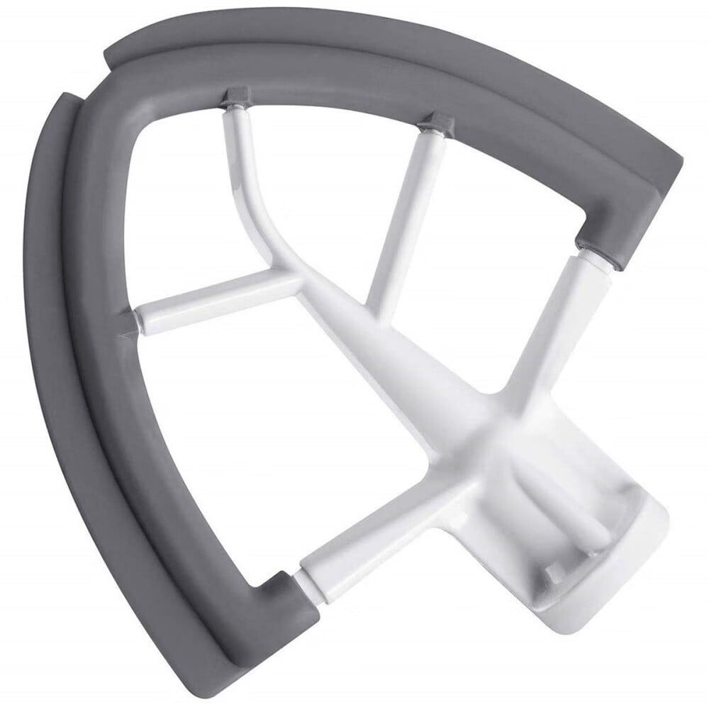 Tilt-Head Stand Mixer,4.5-5 Quart Flat Beater Paddle with Flexible Silicone Edges Bowl Scraper,White