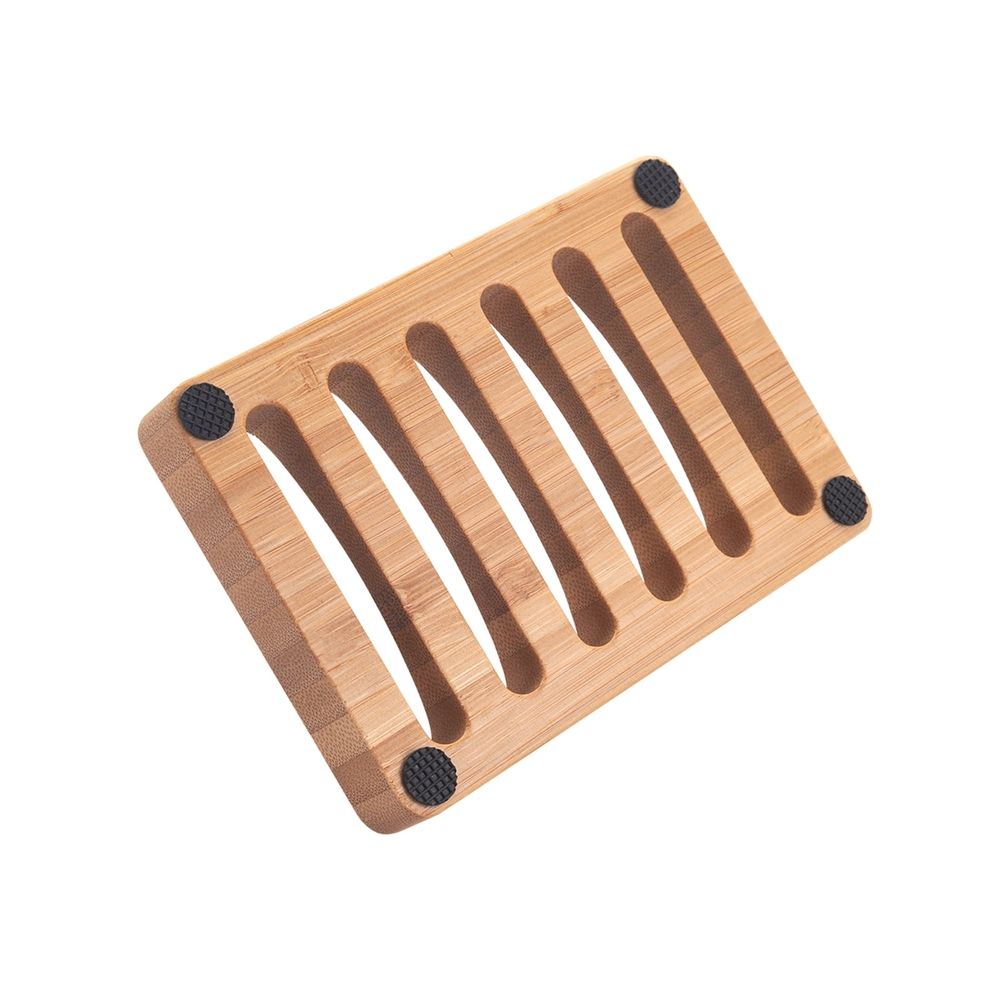 Soap Holder Soap Dish, Bamboo Soap Dish, 2 Pack Wood Soap Holder, Bar Soap Holder for Shower, Soap Tray Self Draining, Soap Saver for Shower, Bathroom, Kitchen, Home(Natural Color)