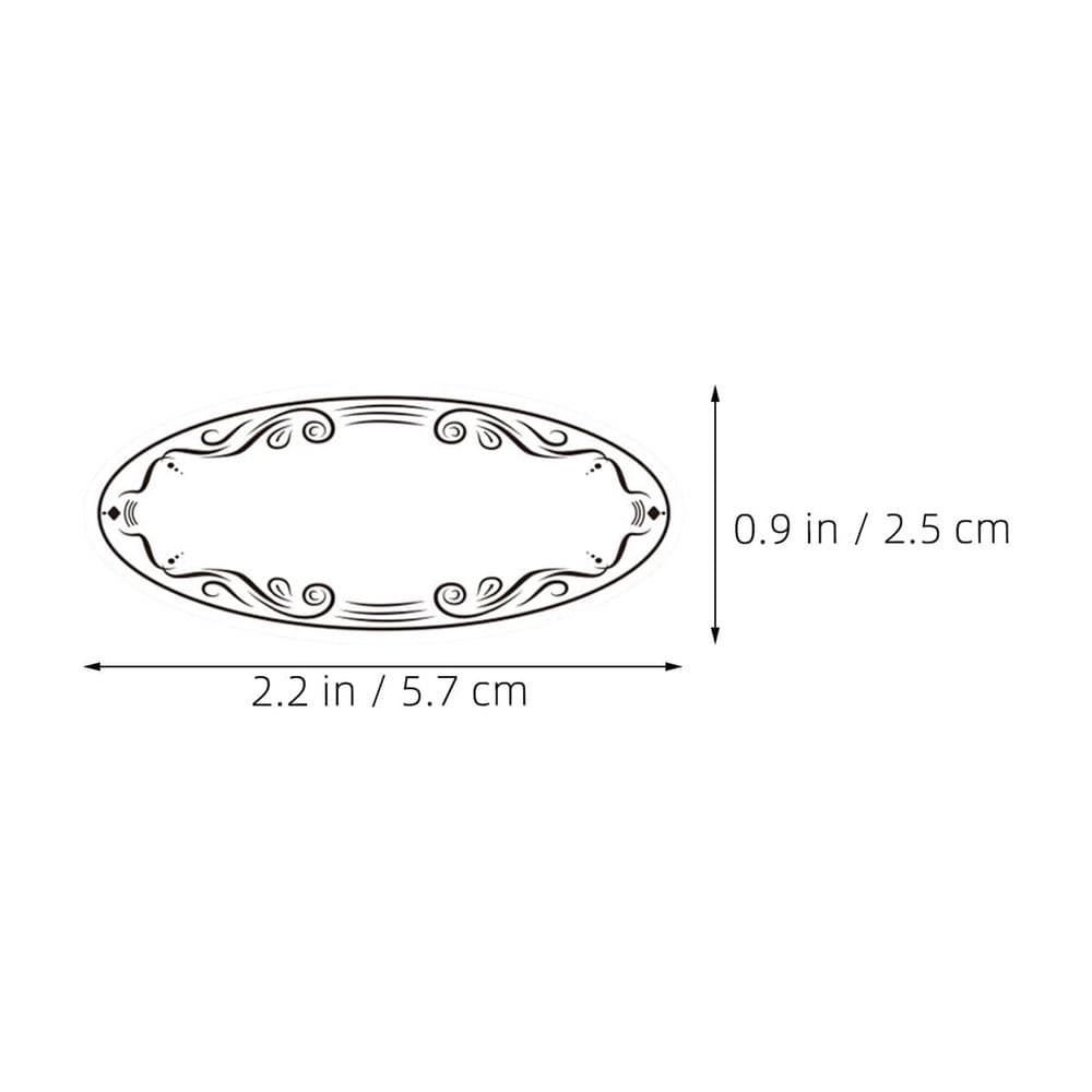 Write-on Canning Stickers Strong Adhesion for Meal Prep Containers 600Pcs