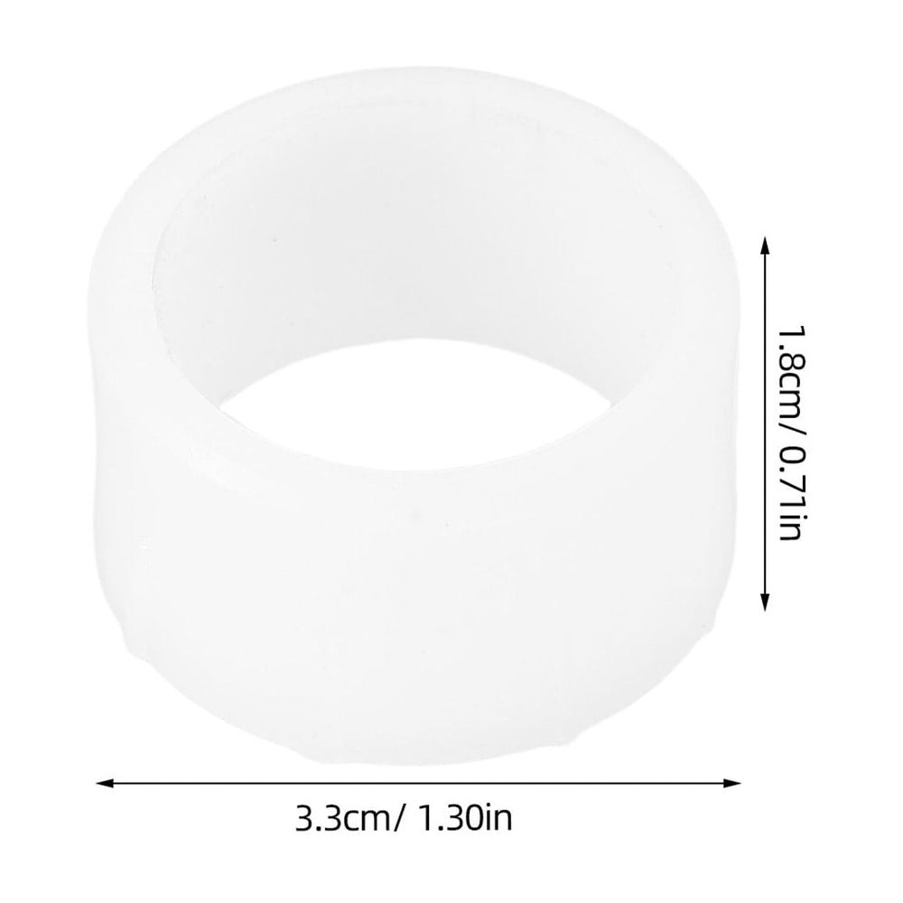 Reducing Bushings for Grinders White Plastic Versatile Operation 12Pcs