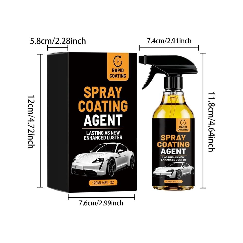 Car Detailer Spray Ceramic Detailer Spray Boosts Gloss Hydrophobic Protection for Cars Trucks Motorcycles and RVs