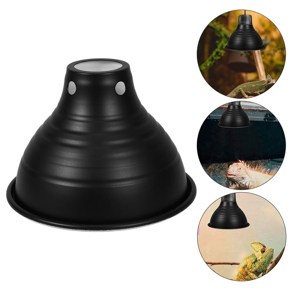 Reptile Dome Lamp Cover Multi-Color Iron for Decor High Efficiency Heating 2Pcs