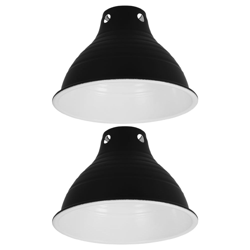 Reptile Dome Lamp Cover Multi-Color Iron for Decor High Efficiency Heating 2Pcs