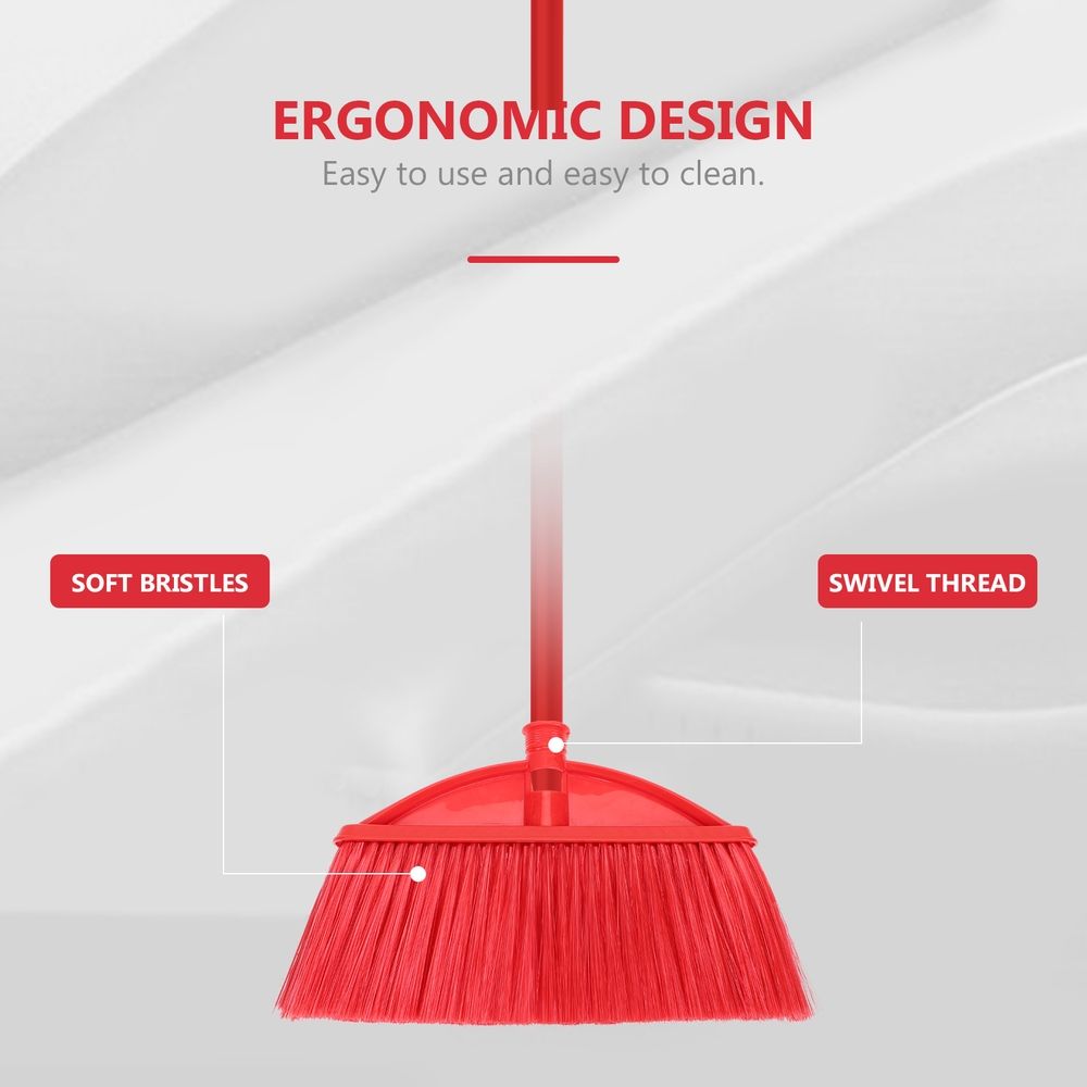 Household Kitchen Plastic Broom Head Replacement Part for Versatile Sweeper and Floor Use