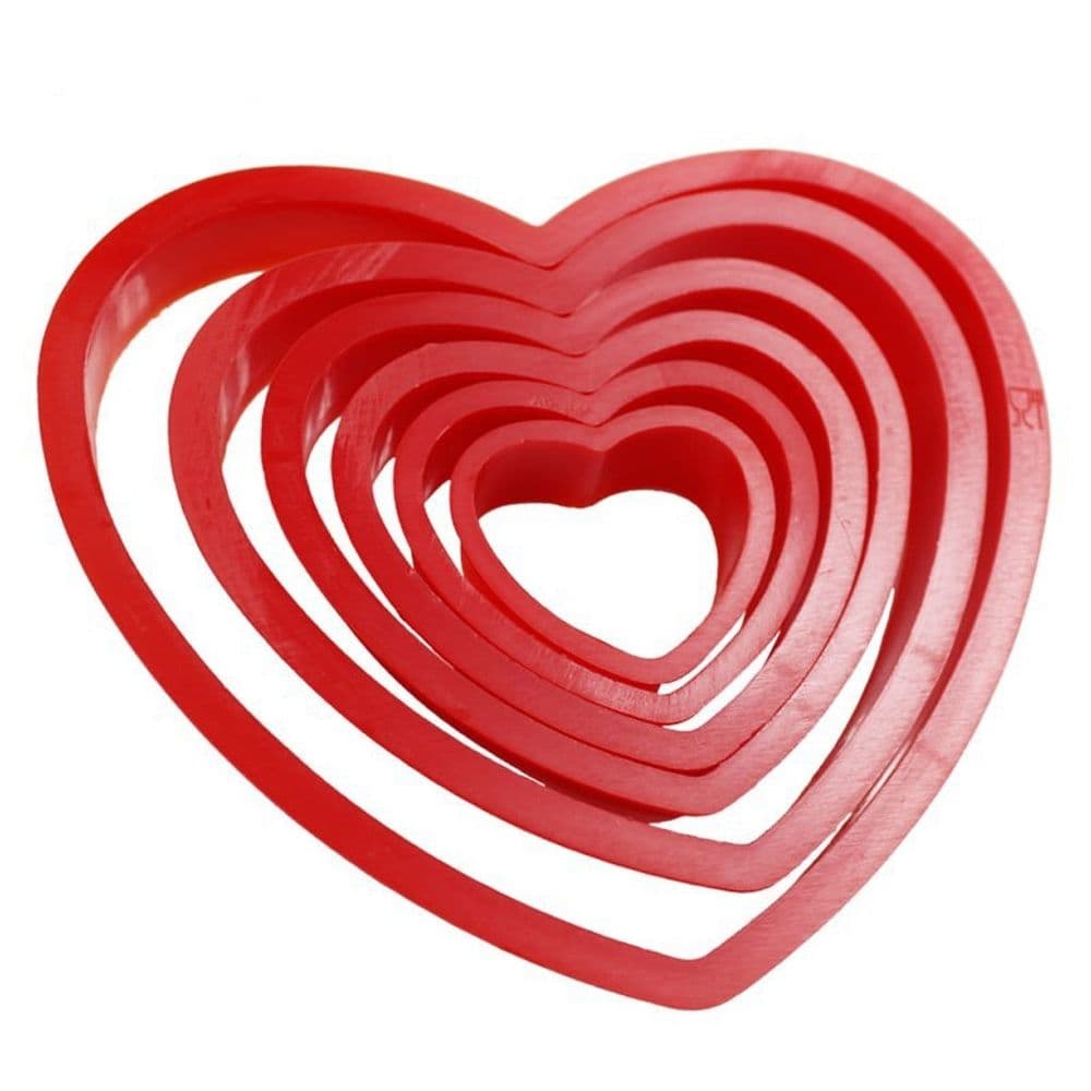 Stainless Steel Cookie Cutters, Heart Cookie Cutter, Metal Biscuit Cutter Molds for Baking or Holiday Party Decorations