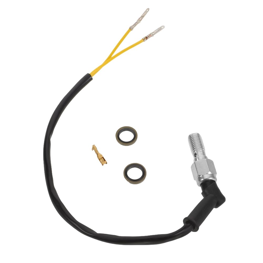 Universal Rear Stop Light Switch with Real Time Brake Signal for Motorcycles and Scooters