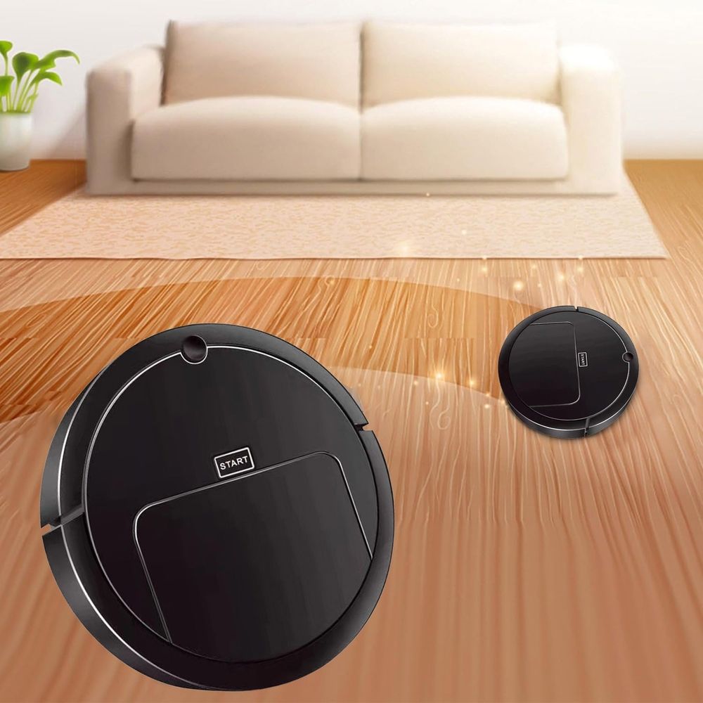 Intelligent Sweeping Robot Vacuum Cleaner - 3-in-1 Vacuum Cleaner with Wireless Rechargeable, 1800pa High Power Suction with Low Noise Design Vacuum Sweeping Mopping
