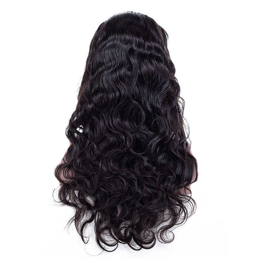Curly Human Hair Headband Wig Glueless None Lace Front Wig for Black Women