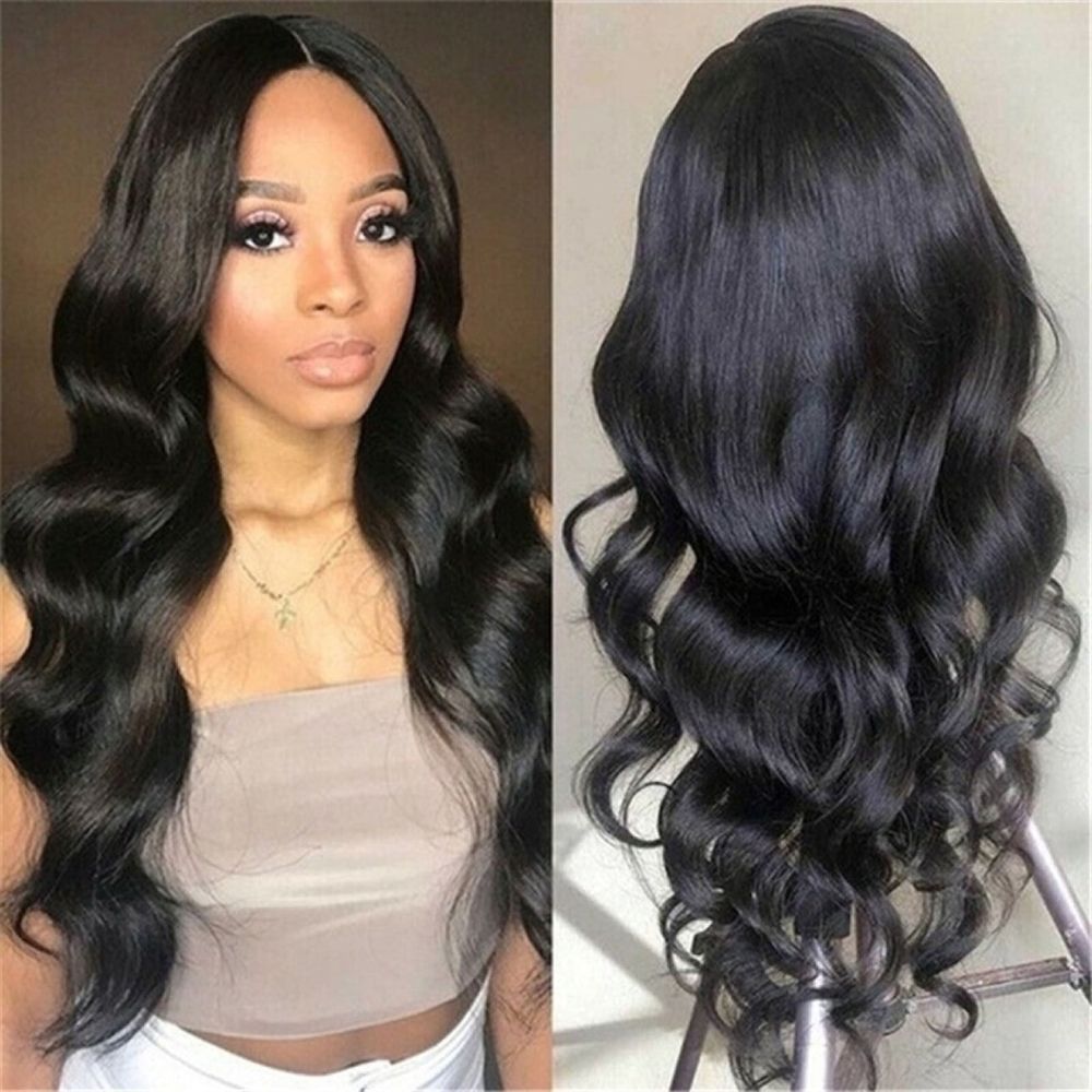 Front Lace Wig Long Curly Hair Big Chemical Fiber Wig