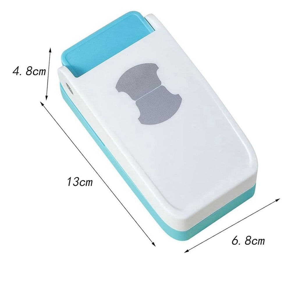 Round Paper Punch Handheld Craft Puncher Easy to Use for File Tabs Plastic