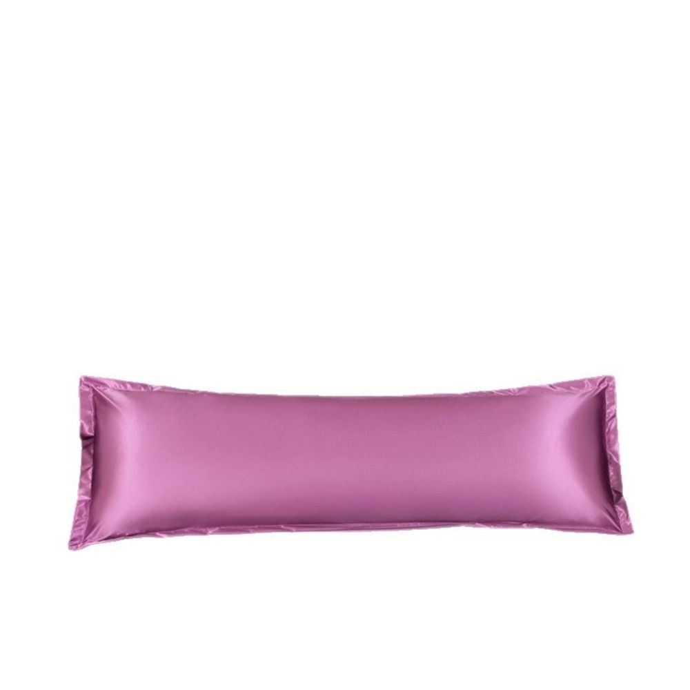 Solid Color Long Body Pillowcase Soft Washable Pillow Cover Breathable 39.4x18.9 In for Bedroom Couples Family Home Rest Sleep Body Pillow Bedding Cover Sleek Minimal Look Home Gift Entryway Decor