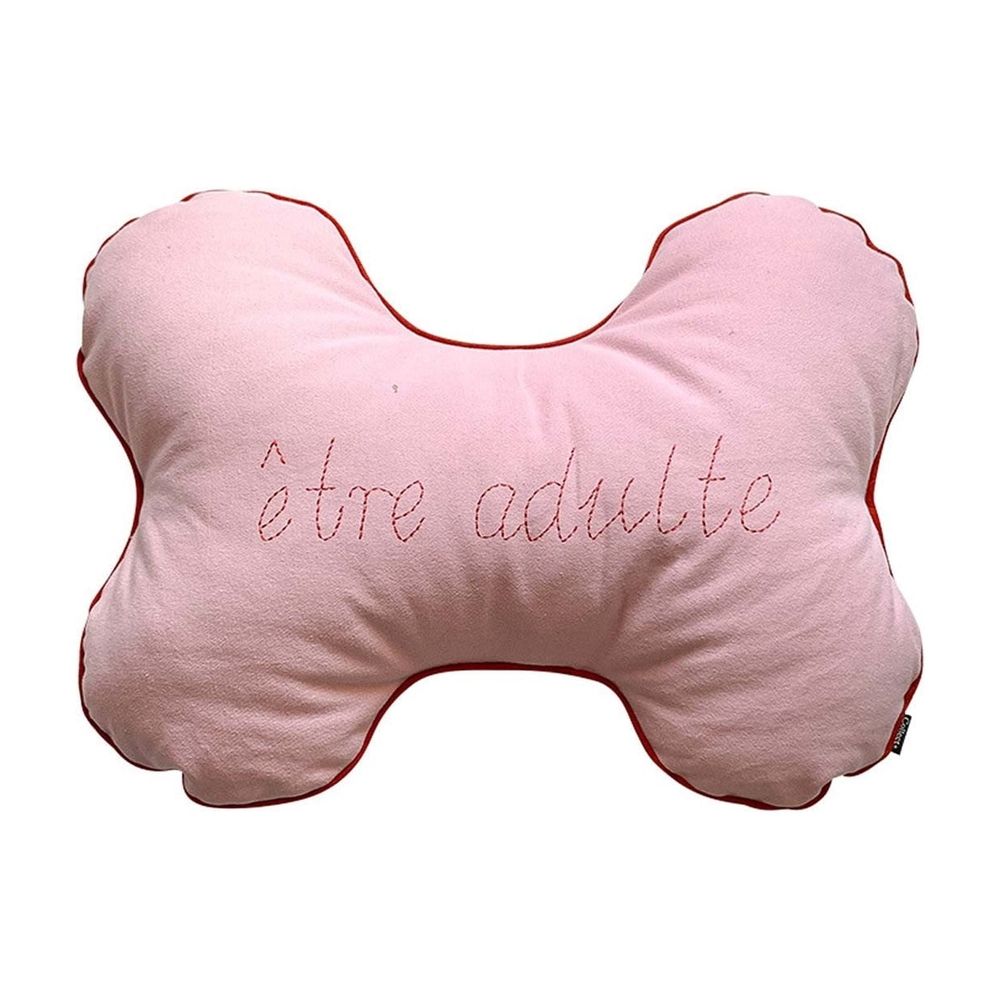 Bones Shaped Throw Pillow Embroidered Lumbar Cushion 24.01 Inch Back Support Pillow for Sofa Bedroom Office Car Seat Couch Reading Chair Home Decor Gift Soft Decorative Plush Housewarming Gift XL
