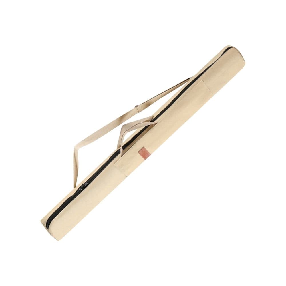 Canvas Fishing Rod Bag Large Capacity With Umbrella Pocket Shoulder Strap 1.2m 47.24 Inch Lightweight Fishing Gear Bag