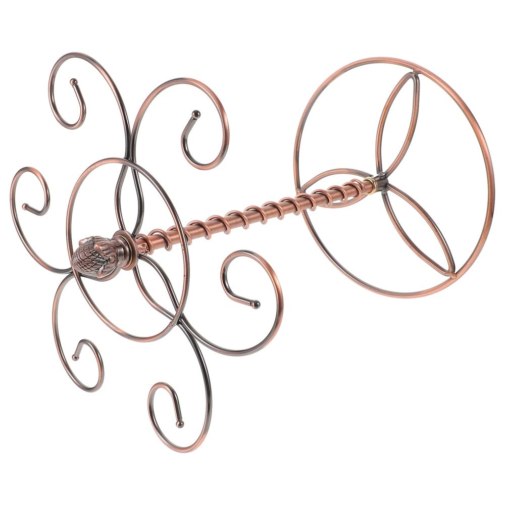 Tabletop Wine Glass Rack Holder Iron Hanging Display Stand for Wine Cups and Glasses