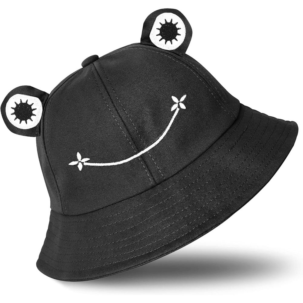 Frog Bucket Hat for Women/Men, Foldable Lightweight Sun Hat for Summer Spring, Wide Brim Frog Hat for Adult, Teen, Kids