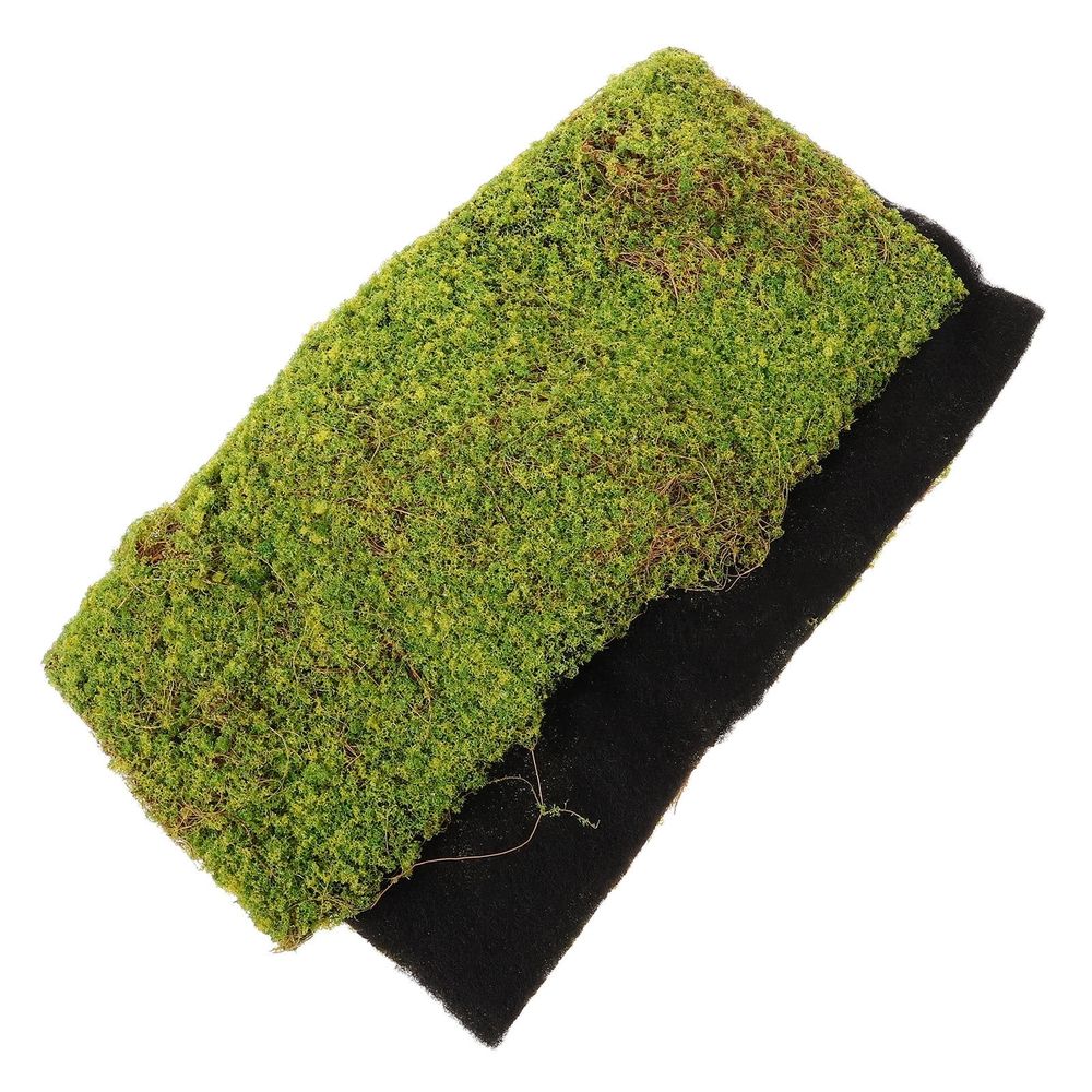 Green Artificial Moss Mat Decorative Turf for Landscaping and Wall Scenes