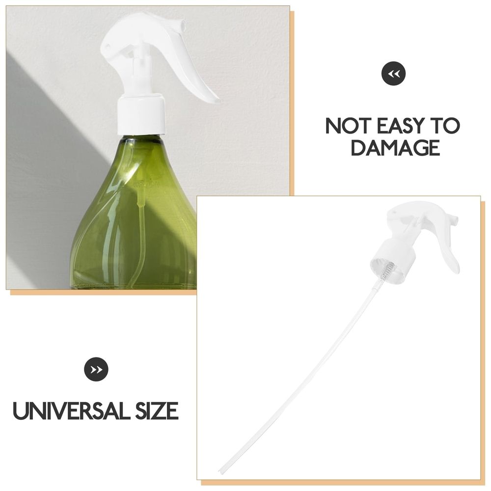 Car Owners 12Pcs White Trigger Spray Nozzles for Car Detailing and Watering Cans with Plastic Material