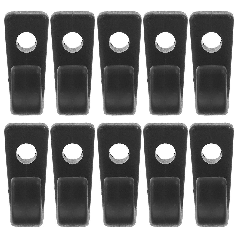 20-Piece Kayak Hardware Kit with Black Nylon J-Hooks for Secure and Fastening Accessories