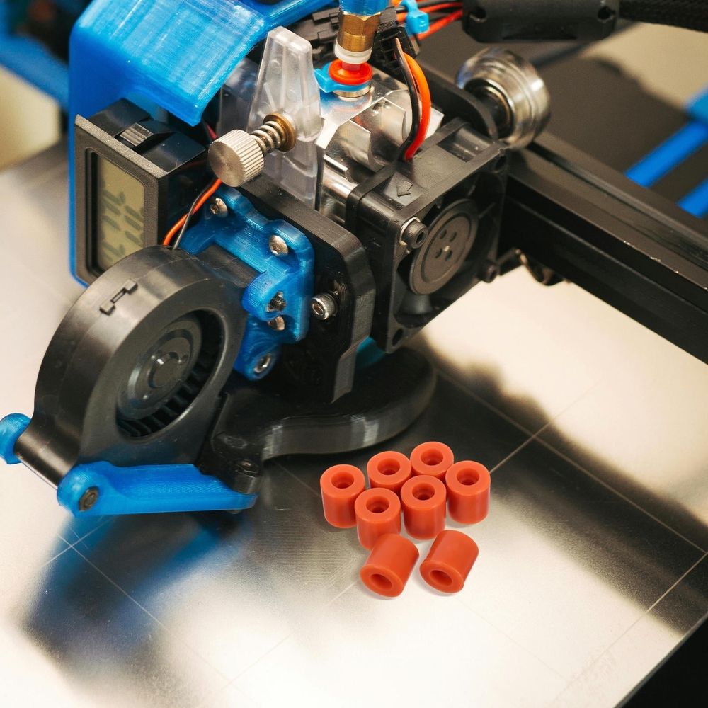 8Pcs Easy Install Silicone Printer Heat Bed Leveling Spacers