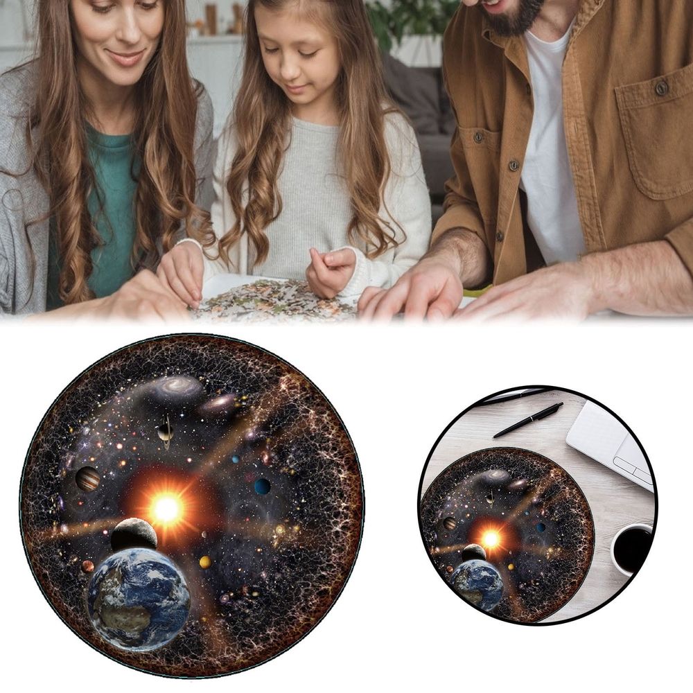 Galaxies Puzzle 1000 Pieces Space Themed Jigsaw Puzzle for Relaxation and Brain Teaser Home Decor Wall Art 67.6cm/26.6in x 67.6cm/26.6in