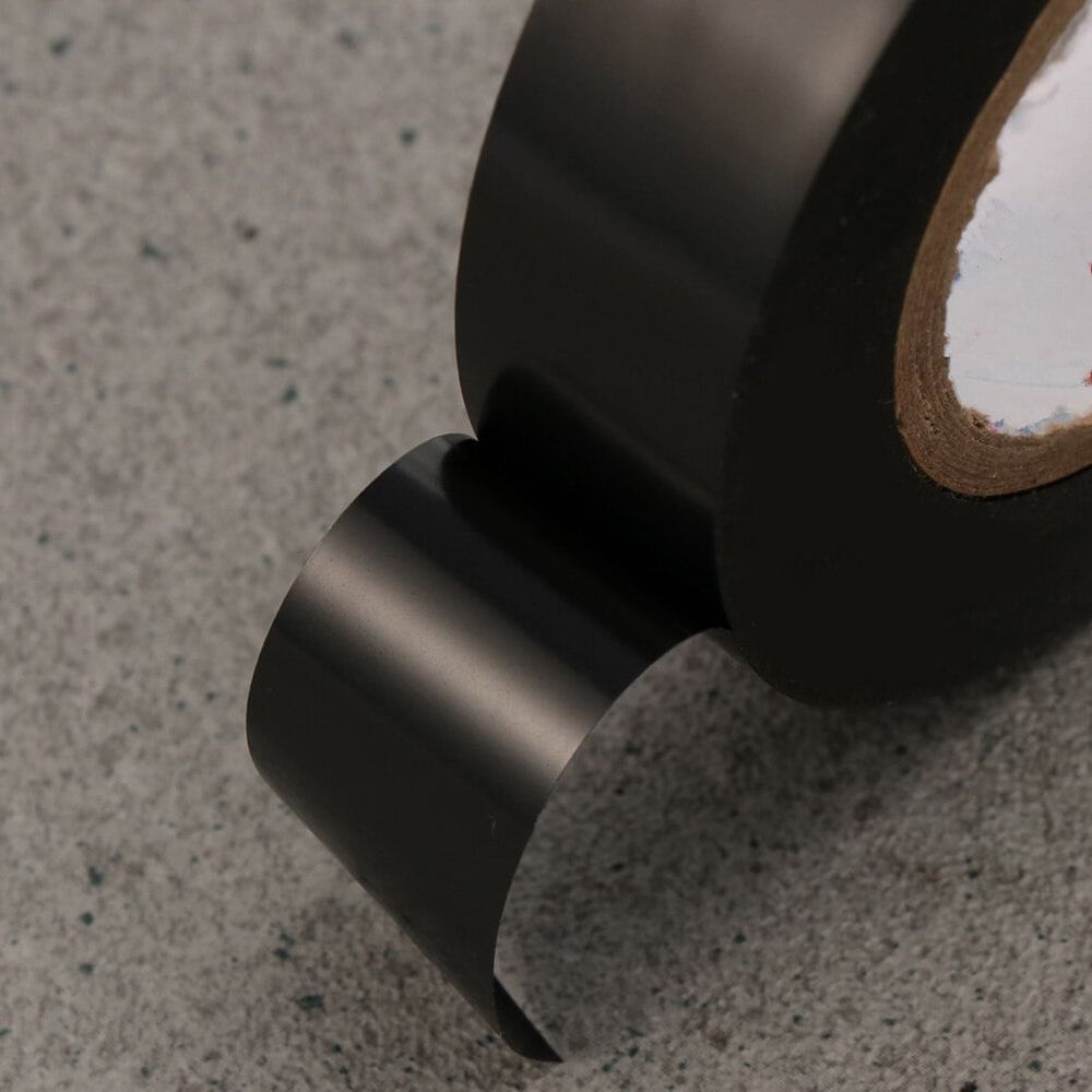 Waterproof Electrical Tape Black PVC Adhesive for High Voltage Cable Repair 1Pack
