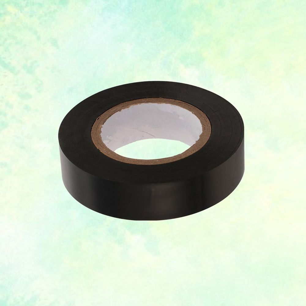 Waterproof Electrical Tape Black PVC Adhesive for High Voltage Cable Repair 1Pack