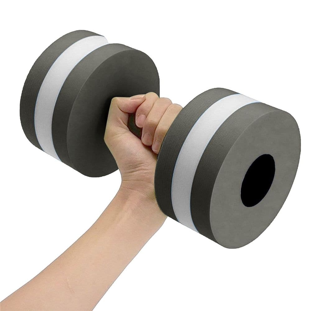 Aquatic Dumbells High-Density EVA-Foam Water Aerobic Exercise Dumbbell 27cm Black