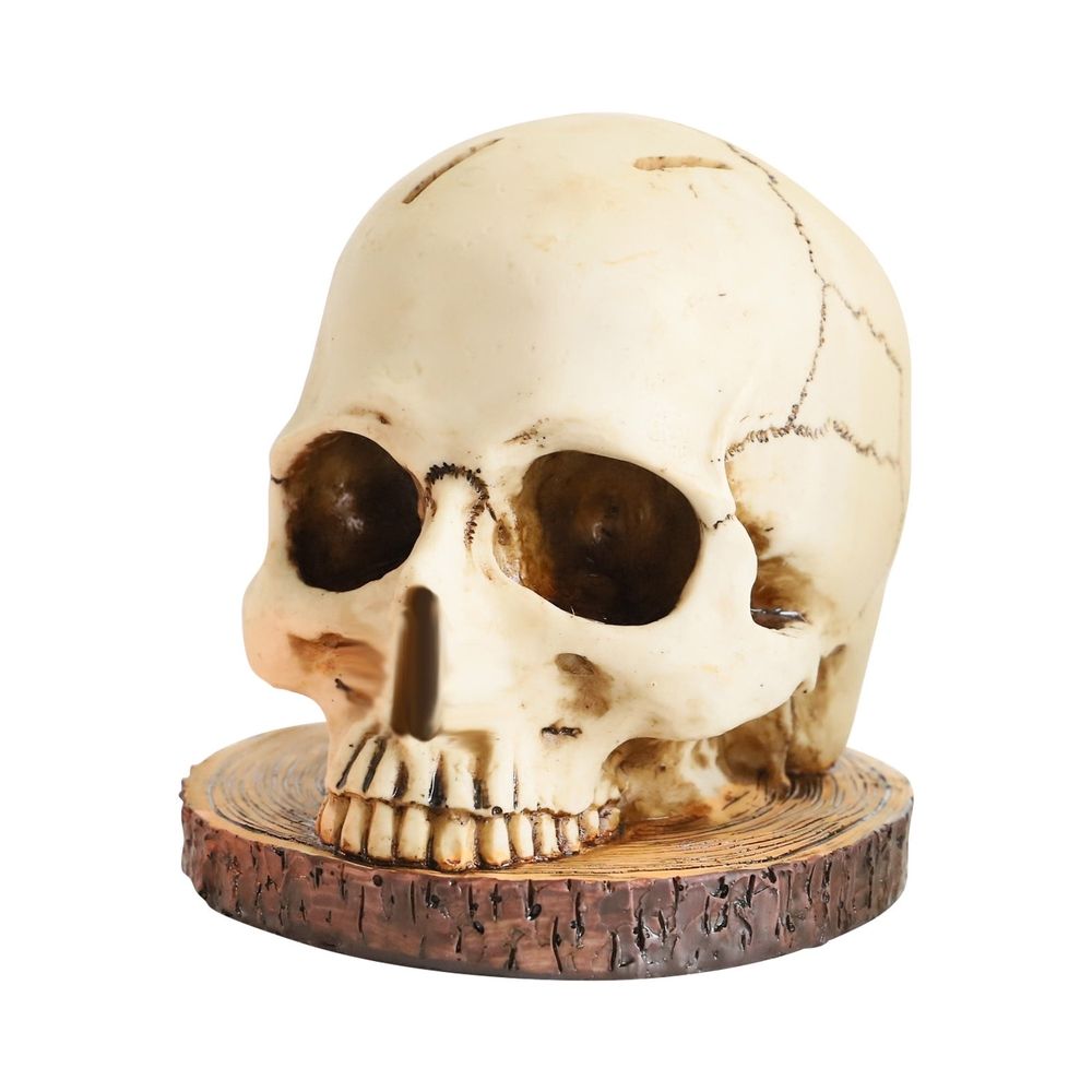 Skull Knife Holder for Kitchen Storage, Skull Decor Horror Kitchen Storage Knife Rack, Kitchen Fruit Storage Rack Decoration, Scary Party Fruit Storage Rack, Halloween Skeleton Decoration