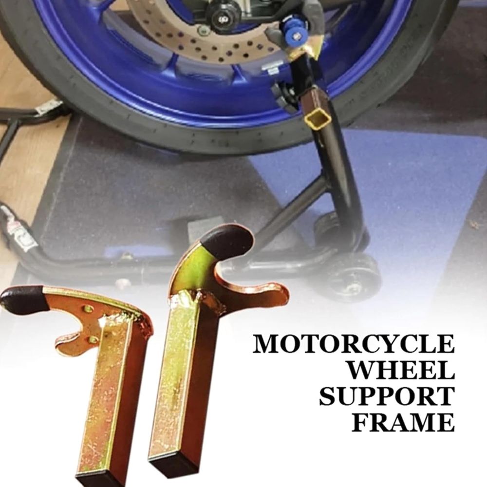 U-style/L-style Hook Fork Motorcycle Frame Stand Swingarm Spool Slider Motorbike Swing Arm Lift Tripod Hooks Practicality (2 PC)