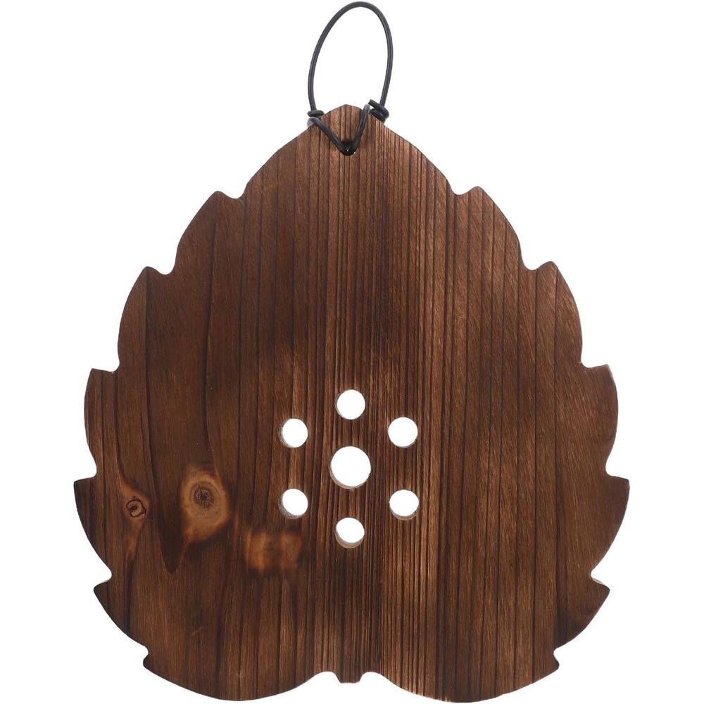 Wall Fern Mounting Board: Wood Hanging Planter Panel with Pre-drilled Holes, Vertical Planter for Balcony Decor & Wall Art, Solid Wood Plant Holder for Ferns, Orchids, Succulents (1 Piece)