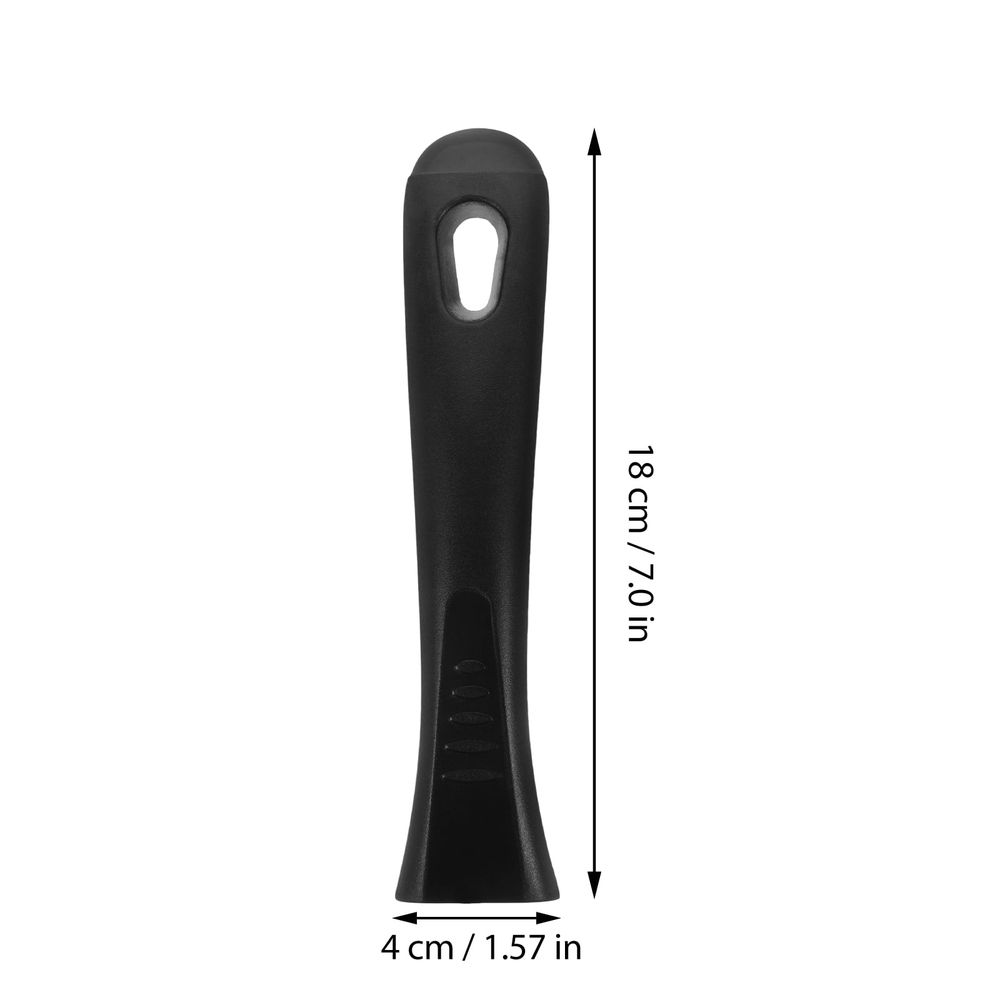 2-Pack Black Plastic Pot Handles Replacement for Cooking Pots and Kitchen Utensils