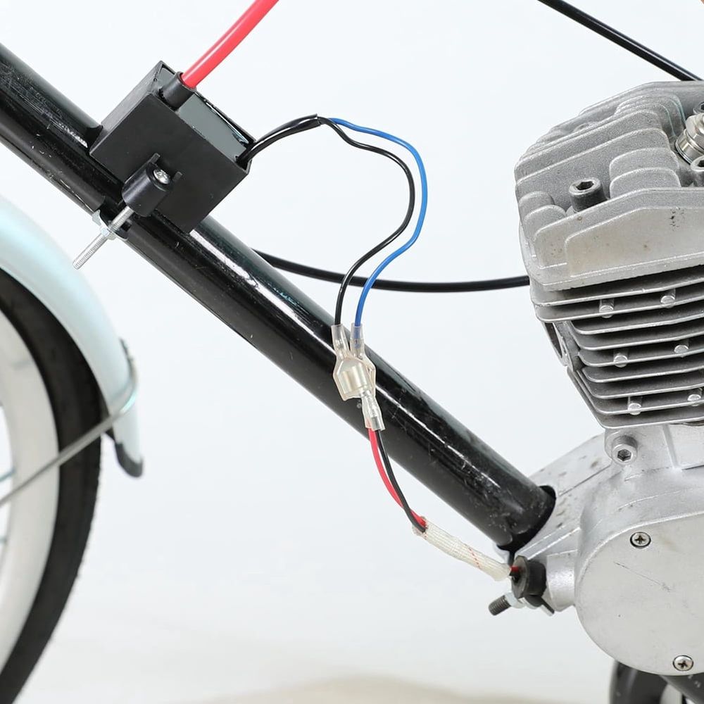 Motorized Bike CDI Ignition Coil + Kit for 2 Stroke 49cc 50cc 66cc 80cc 100cc Engine Gas Bicycle Parts