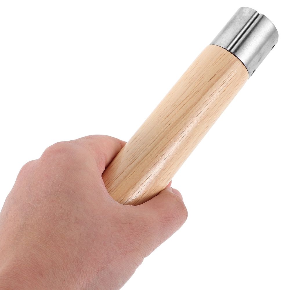 Detachable Wooden Pot Handle Replacement for Frying Pans and Woks Light Brown Design