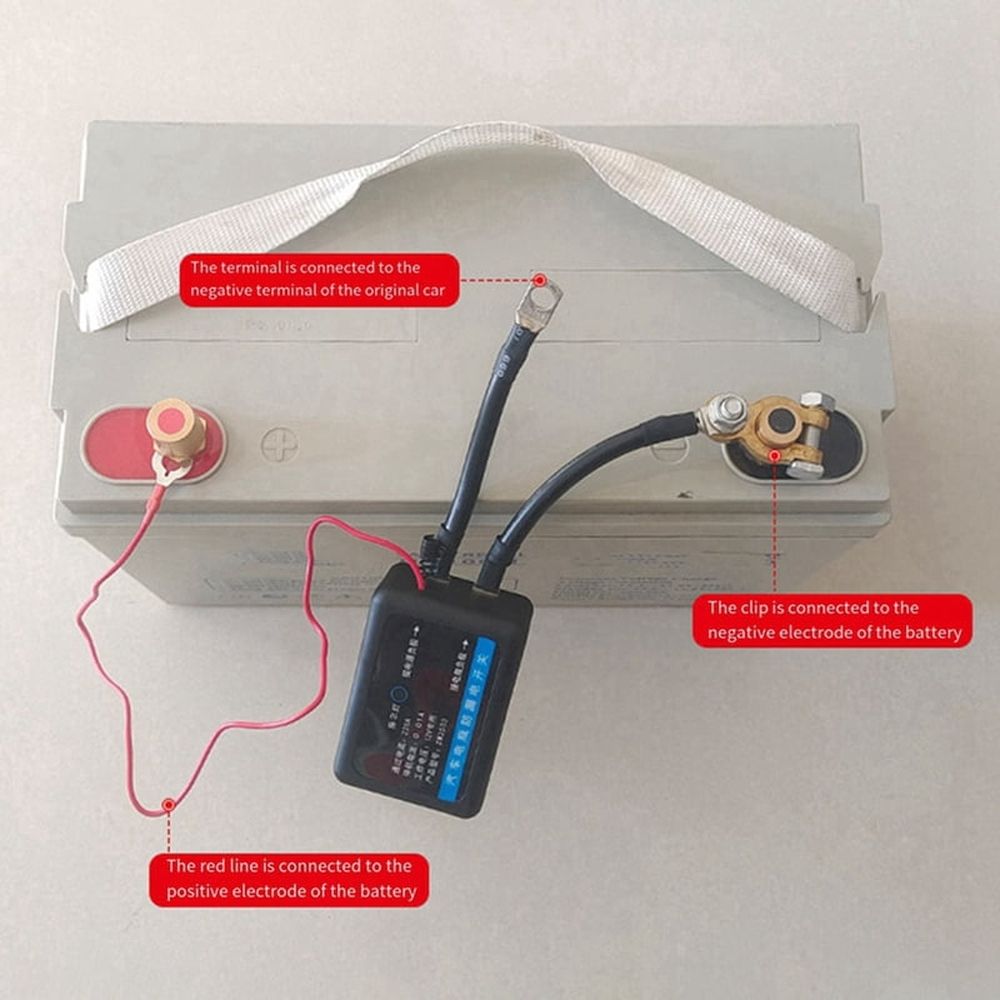 2X Remote Battery Disconnect Switch 12V 260A Kill Switch Automatic Power Off Prevent Battery Drain with Remote,C
