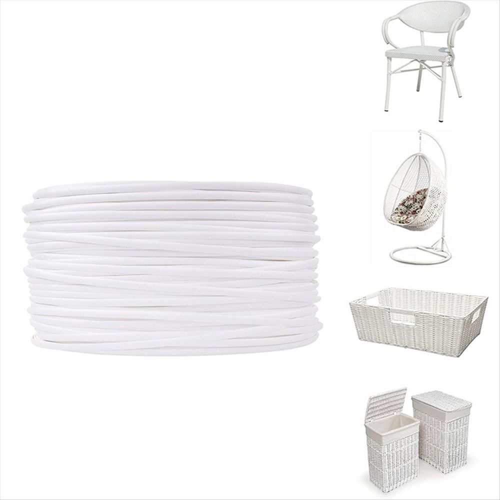 Wicker Repair Material Flat Synthetic Rattan Weaving Plastic for Knit Chair Table,Storage Basket