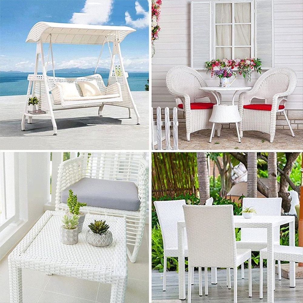 Wicker Repair Material Flat Synthetic Rattan Weaving Plastic for Knit Chair Table,Storage Basket