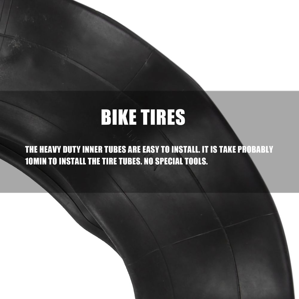 2Pcs 4.80/4.00-8 inch Tire Inner Tubes for Heavy Duty Cart,Like Hand Trucks, Garden Carts,Mowers and More