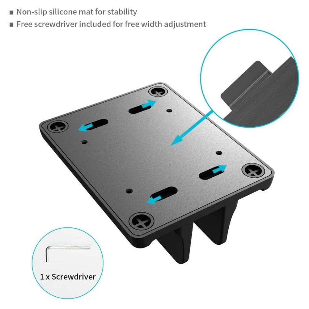 Laptop Stand Vertical Computer Stand (3 Slots)