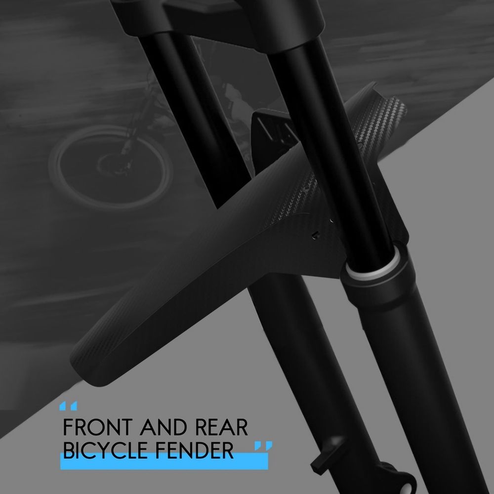 2Pcs Mountain Bike , Front and Rear Mud Guard, Adjustable Fenders Fits 26 Inch, 27.5 29 Inch Size