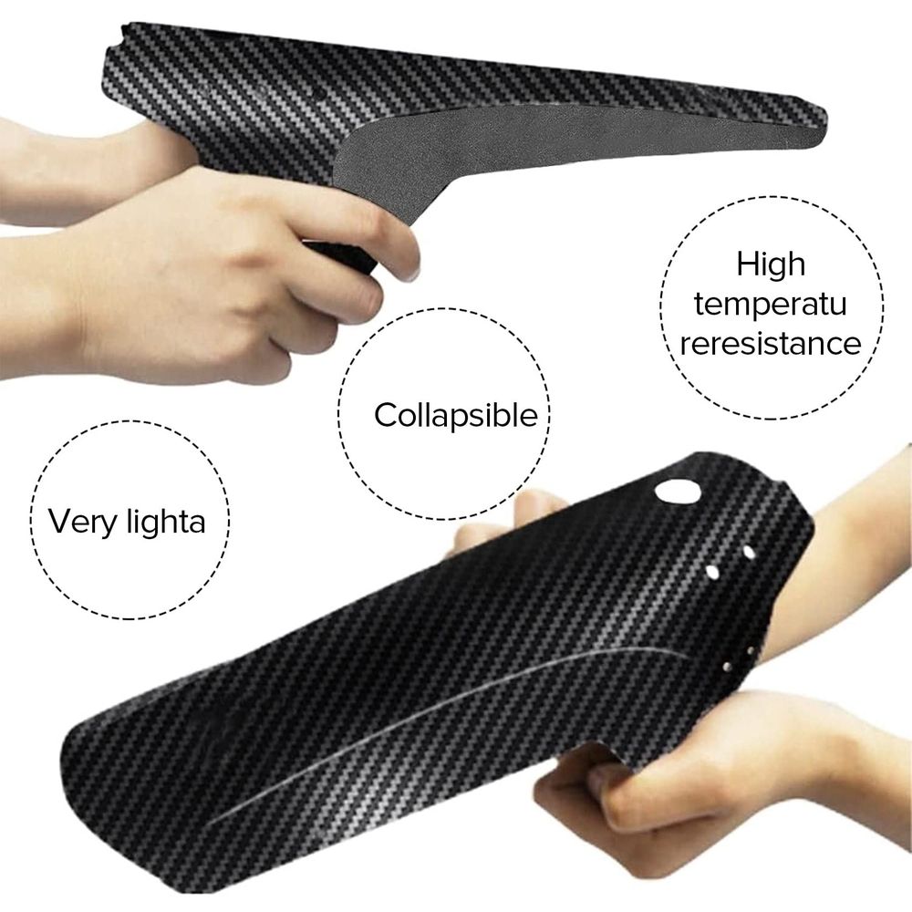 2Pcs Mountain Bike , Front and Rear Mud Guard, Adjustable Fenders Fits 26 Inch, 27.5 29 Inch Size
