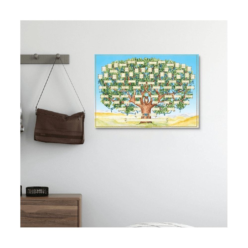 Family Tree Chart to Fill in 6 Generation Genealogy Poster Blank Fillable Ancestry Chart, C3676