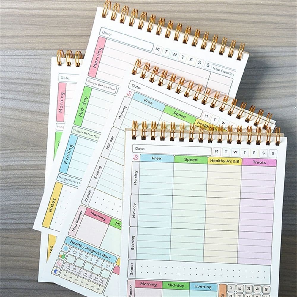 A 5 Habits Trackers Journal Calorie Planner Schedules Habits Trackers Notebook for Daily Weekly Monthly Habits Tracking